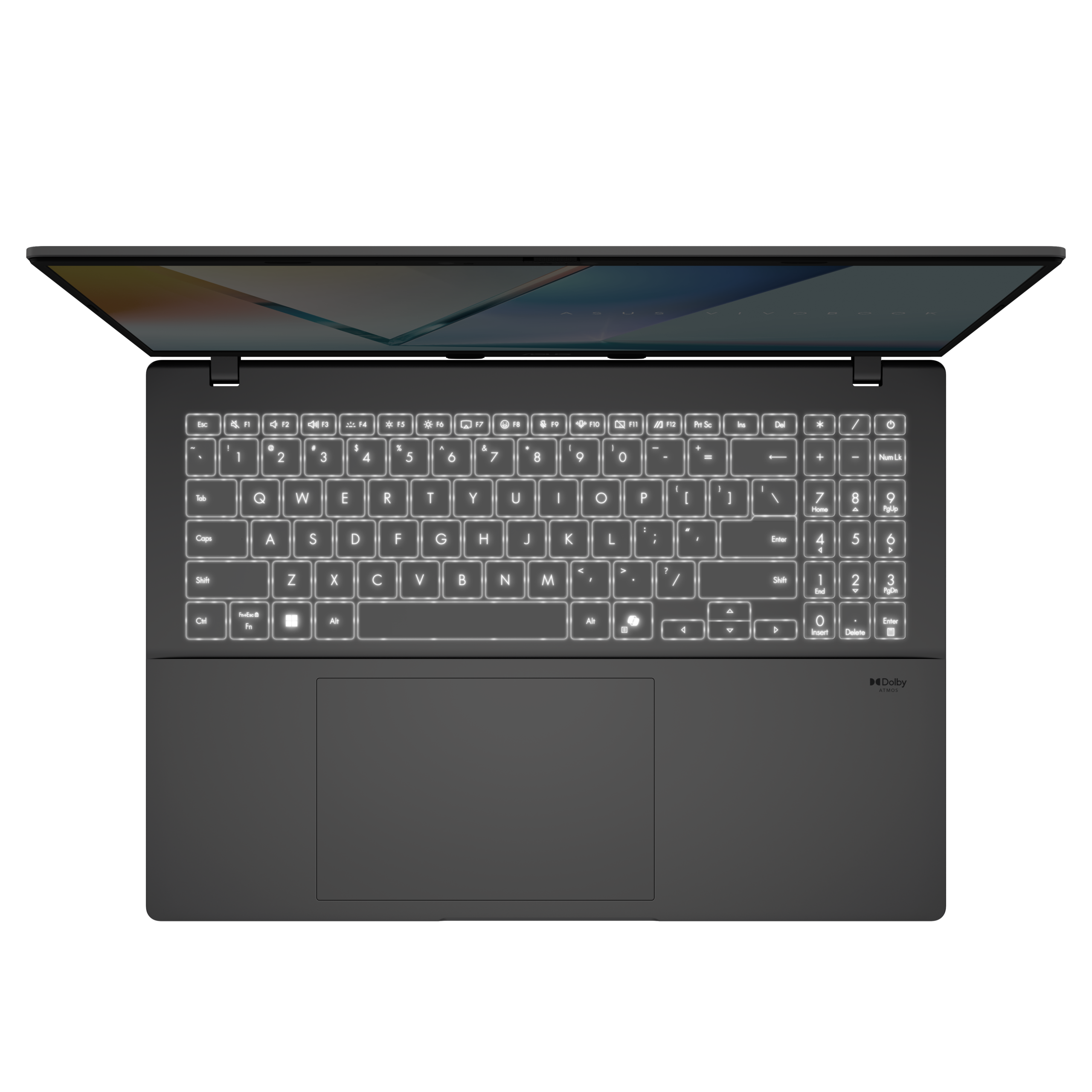 ASUS Vivobook S16_D3607GA_Product photo_2S_Cool Silver_09_Backlit