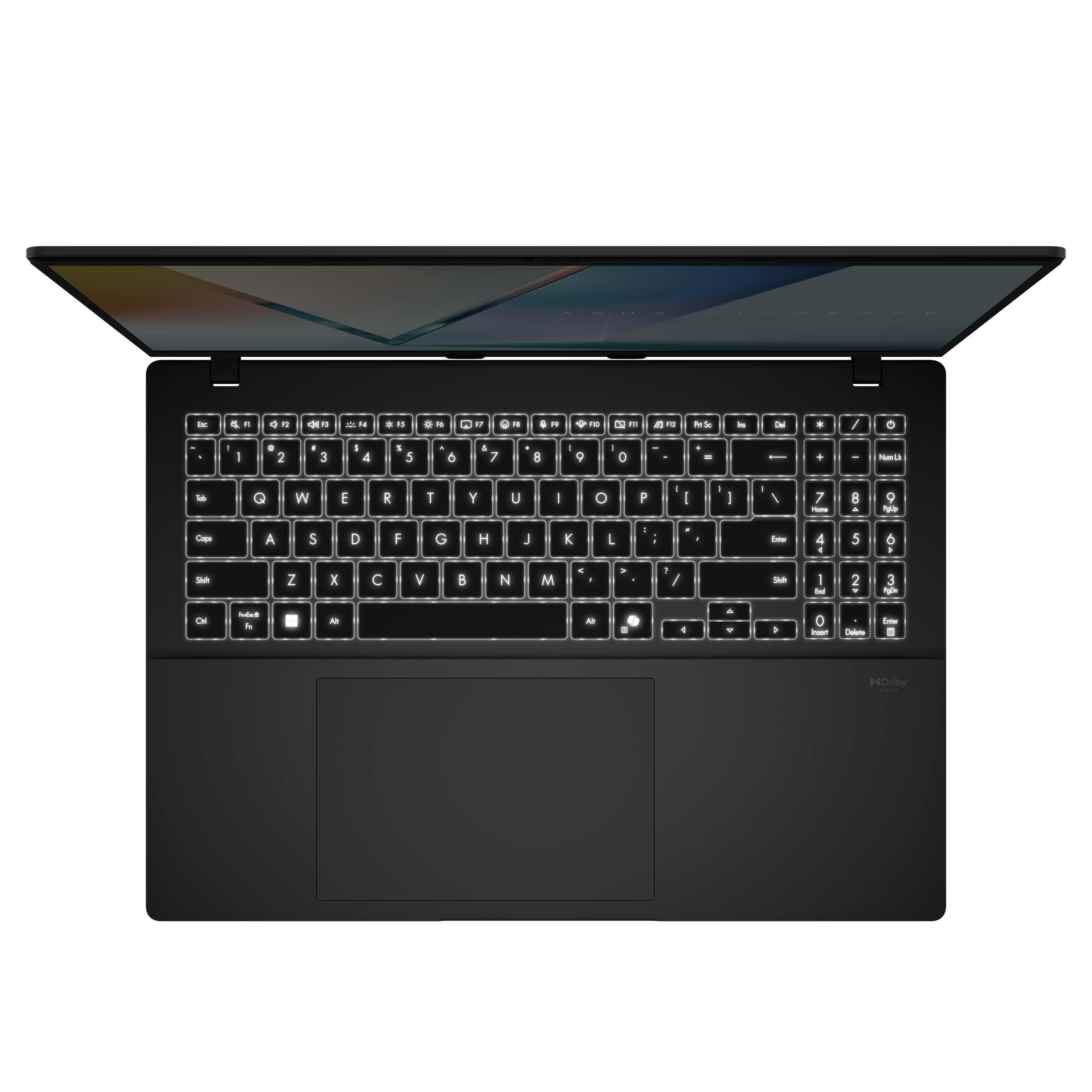 ASUS Vivobook S16_S3607AA_Product photo_2G_Matte Gray_09_Backlit_2400x2400