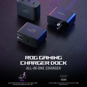 ASUS ROG GAMING CHARGER DOCK - AC65-03 BLACK - Image 1