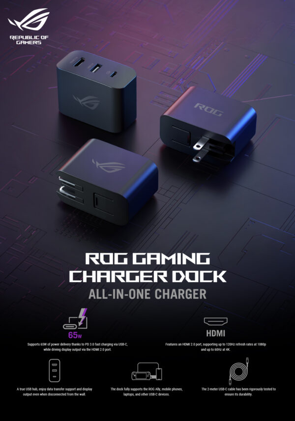 2023 ROG Gaming Charger Dock_POSM_Poster B