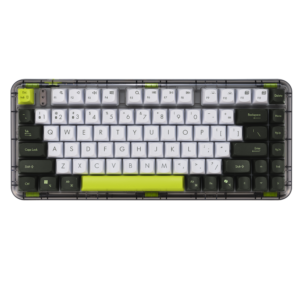 ASUS JELLY75 KEYBOARD KD201 - LINEAR SWITCH WHITE BACKLIT EN/TH VOLT GREEN - Image 1