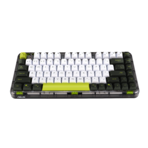 ASUS JELLY75 KEYBOARD KD201 - LINEAR SWITCH WHITE BACKLIT EN/TH VOLT GREEN - Image 2