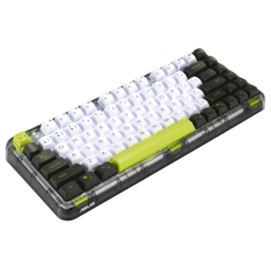 ASUS JELLY75 KEYBOARD KD201 - LINEAR SWITCH WHITE BACKLIT EN/TH VOLT GREEN - Image 4