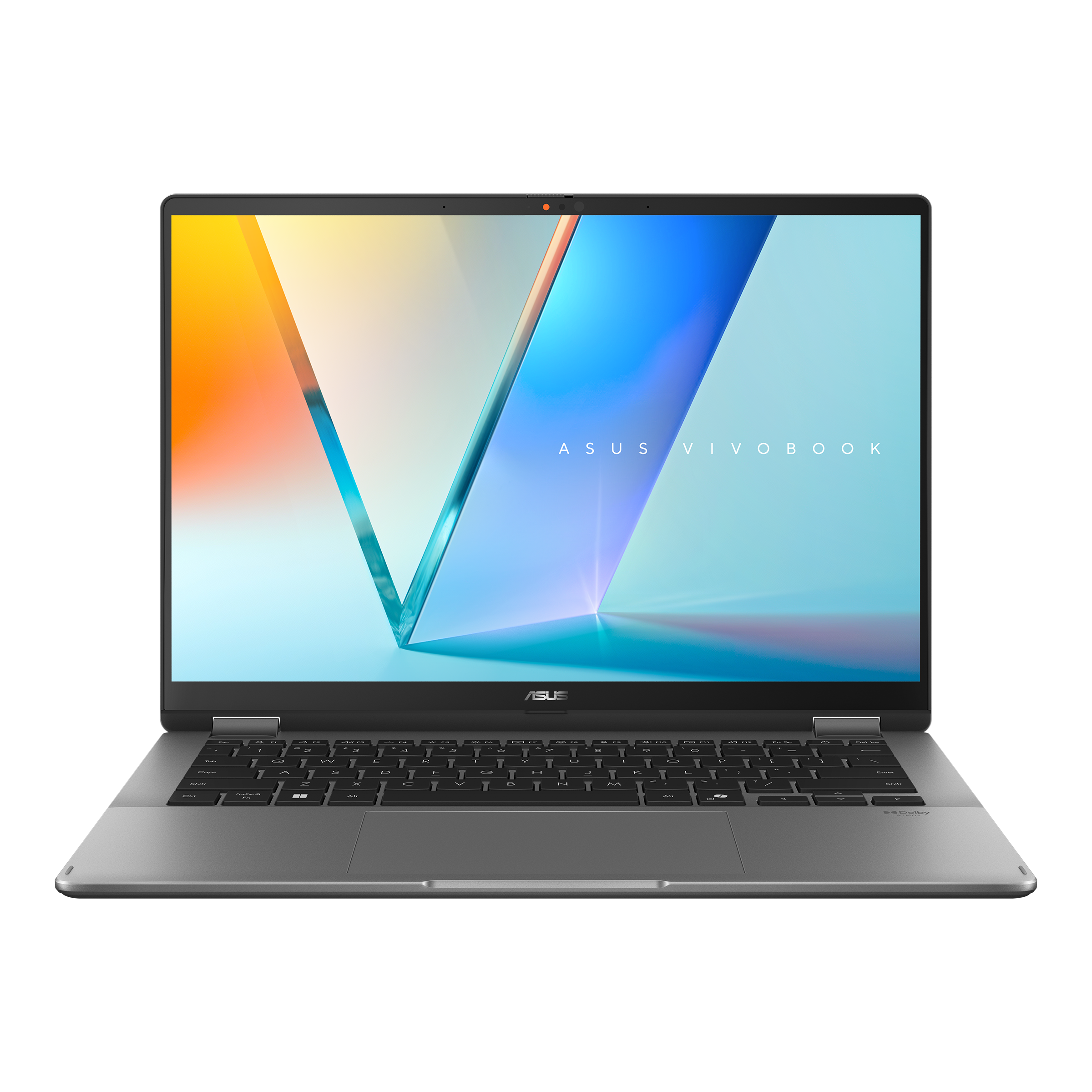 ASUS Vivobook Flip_TP3407SA_Product photo_8S_Matte Gray_03_camera close_2400x2400