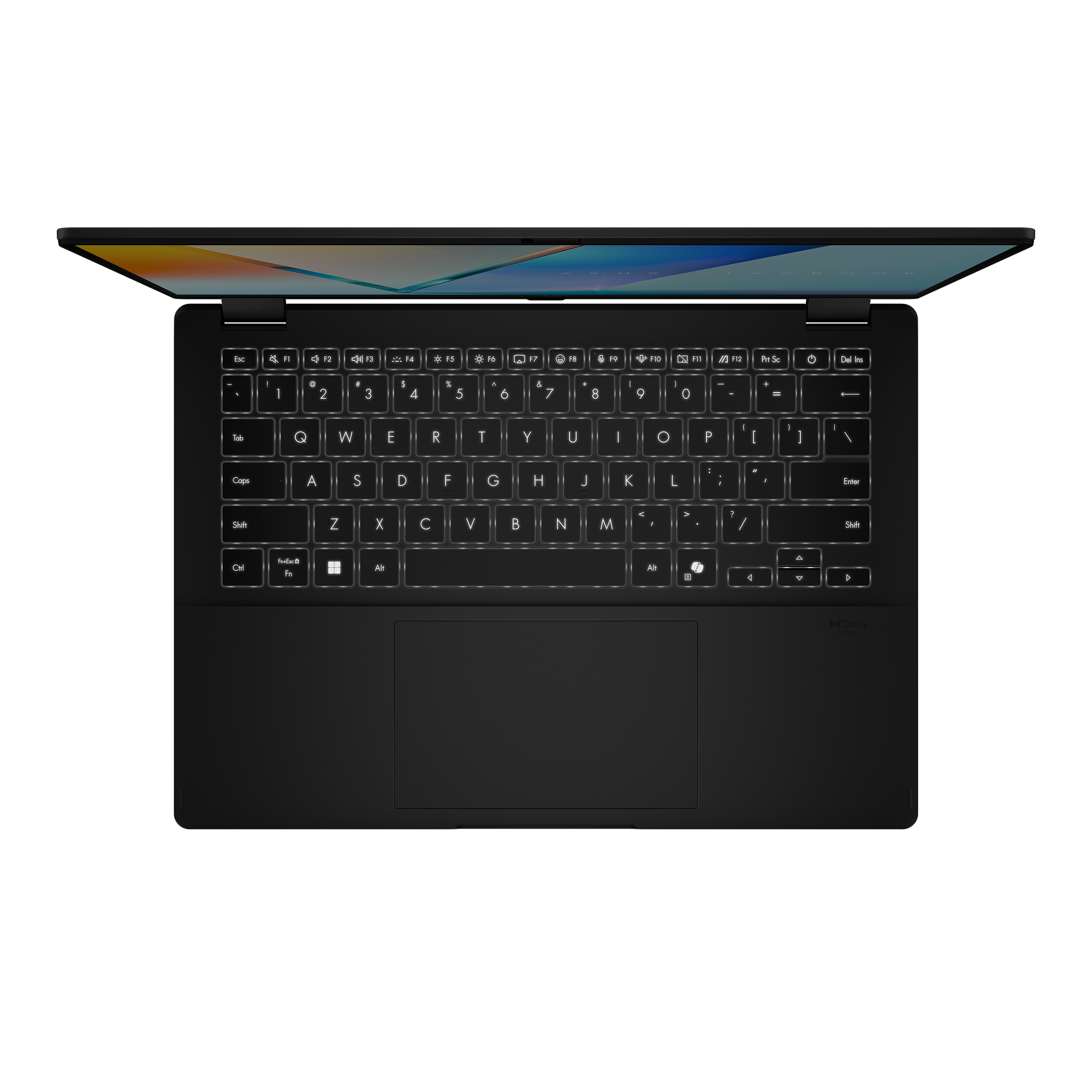 ASUS Vivobook Flip_TP3407SA_Product photo_8S_Matte Gray_09_Backlit_2400x2400
